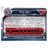 2019 Topps Royce Lewis On-Card Autograph Card