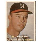 1957 Topps - Eddie Mathews #250