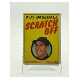 Juan Marichal Vintage Scratch Off Game Card UNSCRATCHED
