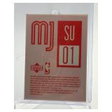 1998 Upper Deck Michael Jordan MJ Set SU #01 Sticker Card