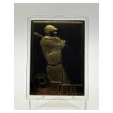 1996 Danbury Mint Honus Wagner 22kt. Gold Card Sealed in Original Plastic Case
