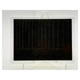 1996 Danbury Mint Honus Wagner 22kt. Gold Card Sealed in Original Plastic Case