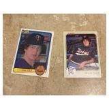 Frank Viola Rookie Card Lot, 2 Rookie Cards Fleer and Donruss