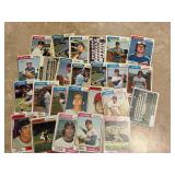 1974 Topps Vintage baseball Card lot, Lower Grade Cards