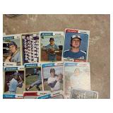 1974 Topps Vintage baseball Card lot, Lower Grade Cards