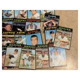 1971 Topps Vintage Baseball Cards Lot, Lower Grade Cards