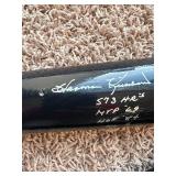 Harmon Killebrew Autograph Full-Sized Baseball Bat With RARE Career Stats Inscriptions, 573 Home Runs, 1969 MVP, Hall of Fame 1984, Jersey Number 3, Authenticated and Certified by Reggie Jackson Compa
