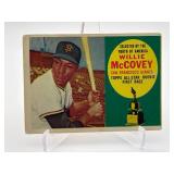 1960 Topps Willie McCovey Rookie Card #316, San Francisco Giants Legend and MLB Hall of Famer