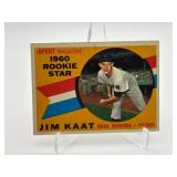 1960 Topps Jim Kaat Rookie Card, Vintage Baseball Card Featuring Legendary Minnesota Twins and Hall of Famer