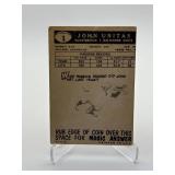 1959 Topps Johnny Unitas NFL Football Card, Great Vintage Card Featuring NFL Hall of Famer and Baltimore Colts Legend