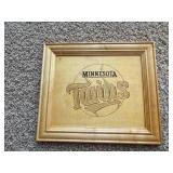 1987 Minnesota Twins World Series Plaque Featuring the Entire Team and Names of Every Player on the Roster, Great Twins Collectible