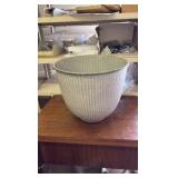 14 Inch Natural IronStone Garden and Flower Pot, Latte Color, Indoor and Outdoor Use, Quality Material, 6.60 Gallon Triple Layered Coating for a Lasting Finish