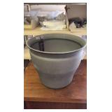 14 Inch Natural IronStone Garden and Flower Pot, Timberline Slate Color, Indoor and Outdoor U se, Quality M aterial, 3.6 Gallon Triple Layered Coating for a Lasting Finish