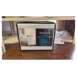 Beautyrest Cooling Cotton Blend 4-Piece Queen Sheet Set, 600 Thread Cotton Light Green Minty Color, BR20-1003