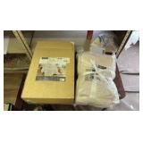 Two Piece Comforter Set, Cream Colored, 1 Comforter 66 x 90 inches and One Standard Sham 20 x 26 inches, AW04-03C