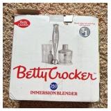 BettyCrocker Immersion Blender 3 in 1 blend, whip, mix, and chop