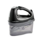 Hamilton Beach 6-Speed Electric Hand Mixer, with QuickBurst, Storage Case & 3 Attachments, Mixer for Kitchen, Black