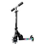 Cipton LED Light-Up Folding Scooter | age is five and up | 4 inch wheels | supports 110 pounds | retail $60