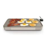 bella 12" x 22" Electric Griddle with EverGood™ Ceramic Nonstick Coating, Great for Breakfast and Cookouts and Camping