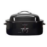 Nostalgia 18 Quart Professional Roaster Oven, Black Color