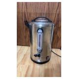 Commercial Coffee Maker 100 Cup Coffee Urn Hot Beverage Dispenser 4 Gallon Retail $120 | 16L Large Coffee Urn Dual Layers 304 Stainless Steel 1300W Fast Brew Percolator For Business, Catering, Church 