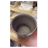 Large 14-Inch IronStone Brand Pot, Brown Color, Sturdy Material, Great for Gardens and Flowers, Indoor and Outdoor Use