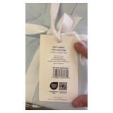 Four Piece Sheet Set Light Blue Color, 100% Cotton Queen Sized, Two Standard Pillow Cases Included OEKO TEX Standard 100