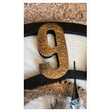 24” Industrial Wooden Wall Clock