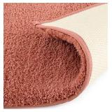 Linden Bath Rug 21”x34” fast drying Color Savannah Clay Retail $32
