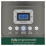 Cuisinart 14 Cup Programmable Coffee Maker Color Black Retail $120 Model DCC-3200BKSNAS