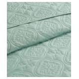 King | 510 Design Oakley 3 Piece Reversible Bedspread Set | Color Sage| retail $190