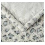 Beautyrest Marselle Heated Automatic Shut Off Washable Midweight Throw Leopard Print