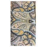 California King Soft Cotton Flannel 4 piece set. flat sheet, fitted sheet, pillow cases. deep pocket, paisley print