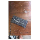 14 Inch Natural IronStone Garden and Flower Pot, Steel Blue Color, Indoor and Outdoor Use, Quality Material, 6.60 Gallon Triple Layered Coating for a Lasting Finish