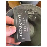 Three 6-Inch IronStone Pots, Great for Indoor or Outdoor Use, Gardens and Flowers, Triple Coated for Lasting Finish