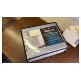 Beautyrest Cooling Cotton Blend 4-Piece Queen Sheet Set, 600 Thread Cotton Blue Color, BR20-1003