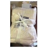 Two Piece Comforter Set, Cream Colored, 1 Comforter 66 x 90 inches and One Standard Sham 20 x 26 inches, AW04-03C