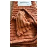 50”x60” Decorative Throw, Super Soft,  Spice Color