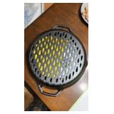 Lodge Cast Iron Dual Handle Grilling Basket, Infuse Food With Grilled Flavor 12 Inch Size