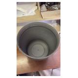 14 Inch Natural IronStone Garden and Flower Pot, Timberlake Slate Color, Indoor and Outdoor Use, Quality Material, 3.60 Gallon Triple Layered Coating for a Lasting Finish