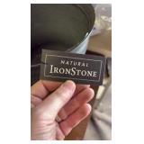 Three 10-Inch IronStone Pots, Timberline Slate Color, Great for Indoor or Outdoor Use, Gardens and Flowers, Triple Coated for Lasting Finish