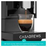 CASABREWS ACAFE Plus, 20 Bar Fully Automatic Espresso Machine, Black Retail $360