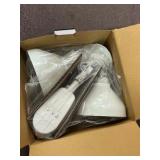 Satco SF76/530 Two Light Outdoor Heavy Duty Cast Aluminum Durable Weather Proof Security Flood Light with Motion Sensor Retail $80