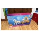 Disney Princess Cinderella’s Carriage Toy Set, Carriage and Horse Ages 3+