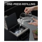 Nugget Ice Maker 44lbs/Day Countertop Ice Maker, Ice Makers with Self-Cleaning & Timer, Retail $599.99 | One-Click Operation, Chewable Ice Pebble Ice Maker Machine with Scoop&Basket for Home/Kitchen/O