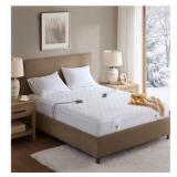 Beautyrest Cool Touch Heated Mattress Pad, Cal King Size, Controller Included BR55-4076 RETAIL $350.00