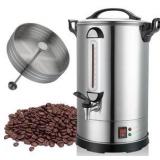 Commercial Coffee Maker 100 Cup Coffee Urn Hot Beverage Dispenser 4 Gallon Retail $120 | 16L Large Coffee Urn Dual Layers 304 Stainless Steel 1300W Fast Brew Percolator For Business, Catering, Church 