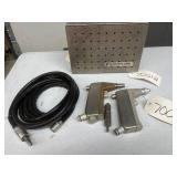 LOT OF 2 AMSC HALL Pneumatic Orthopedic Surgical Handpieces Air Powered High Torque Bone Drill Tools Designed For Cutting Drilling Reaming Implant Prep Classic Ortho Equipment Used In Hospitals & Vet 