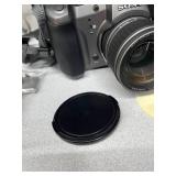 MSRP $1,800 Sony Cyber-shot Pro DSC-D770 Digital Camera 5X Manual Zoom + Focus Rings 1999 Pro Bridge Camera TTL Viewfinder 2.5” LCD Live Histogram Includes Canfield Bag Power Adapter Cables Lens Hoo