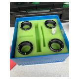 MSRP $2,000 Hoffman Modulation Contrast Microscope Set Condenser Slider + 20X Objective Annuli Produces 3D Like Relief Imaging Works Through Plastic Dishes Perfect For Live Cell Viewing IVF Labs Resea